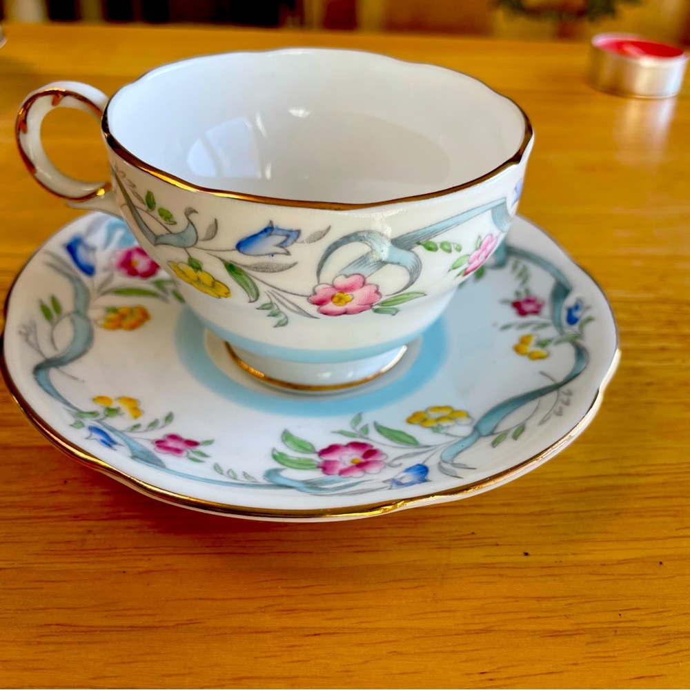 Vintage Adderley Tea cup and saucer.  No chips or cracks